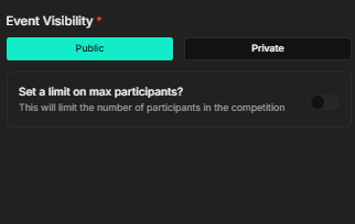 Set a Participant Limit for Your Trading Competition