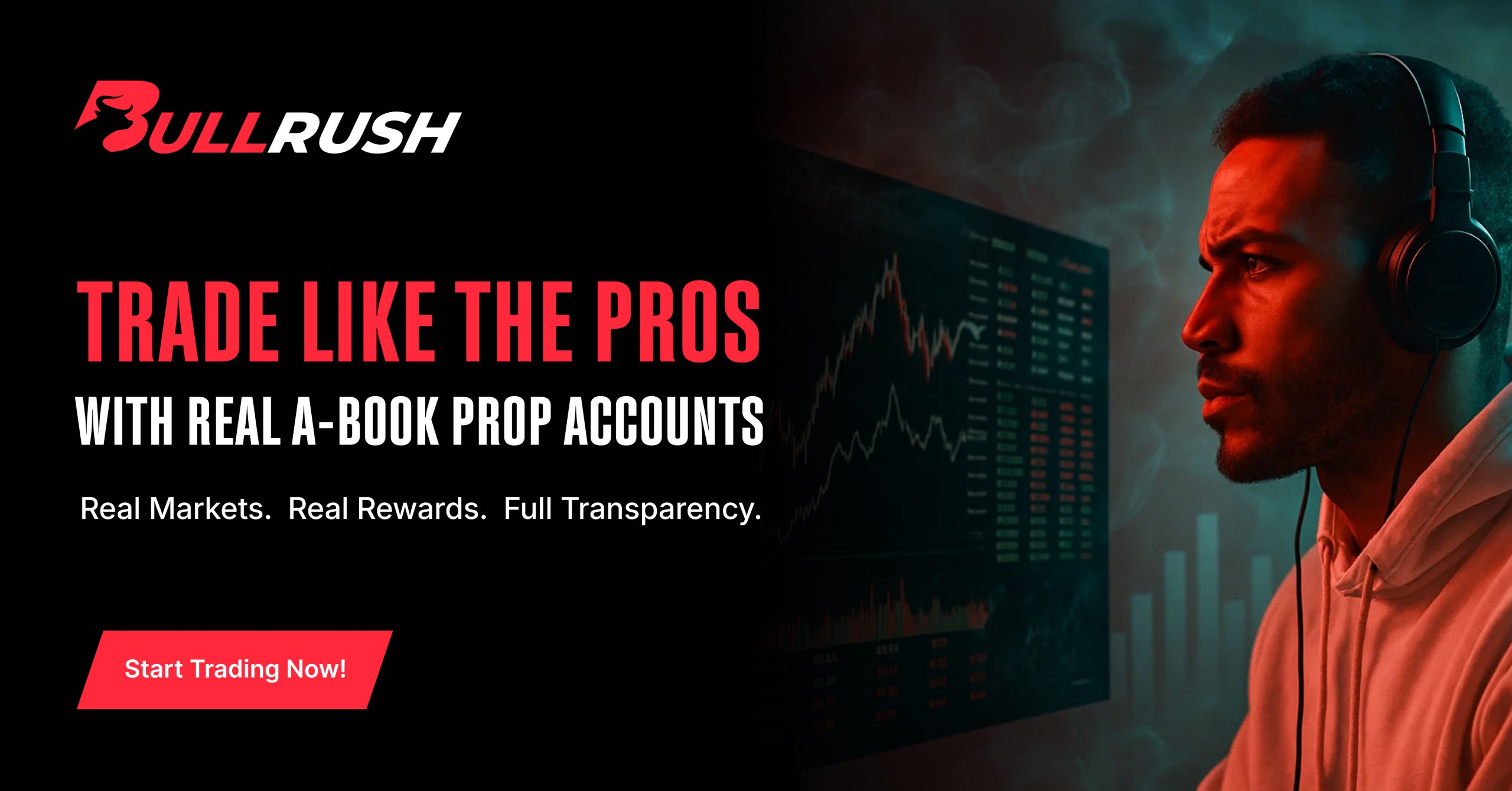 Explore how BullRush’s A-book model redefines prop trading with real execution, LP transparency, and true funding—unlike traditional FX prop firms.