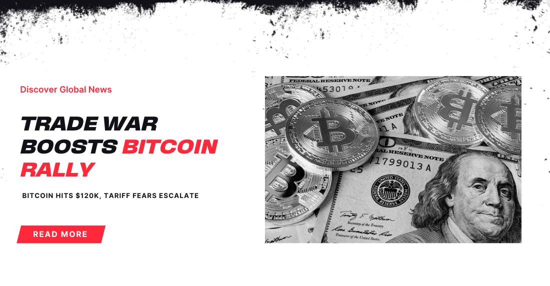 Bitcoin breaks $120K, Trump threatens new EU tariffs, and Q2 earnings kick off.